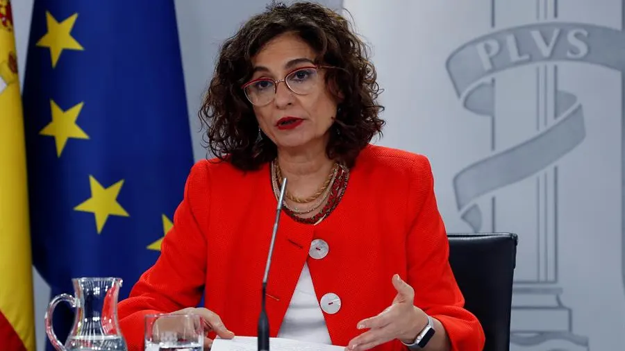 La portavoz del Gobierno, María Jesús Montero, en rueda de prensa La portavoz del Gobierno, María Jesús Montero, en rueda de prensa