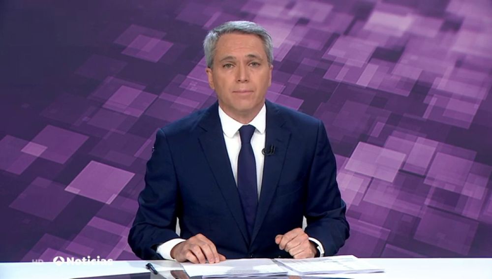 Vicente Vallés, presentador de Noticias 2 en Antena 3