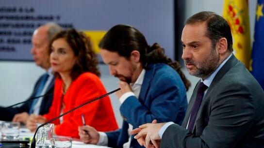 Rueda de prensa tras el Consejo de Ministros