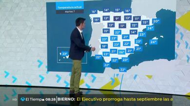 Temperaturas de 42 grados ponen en alerta a 5 comunidades en el sur