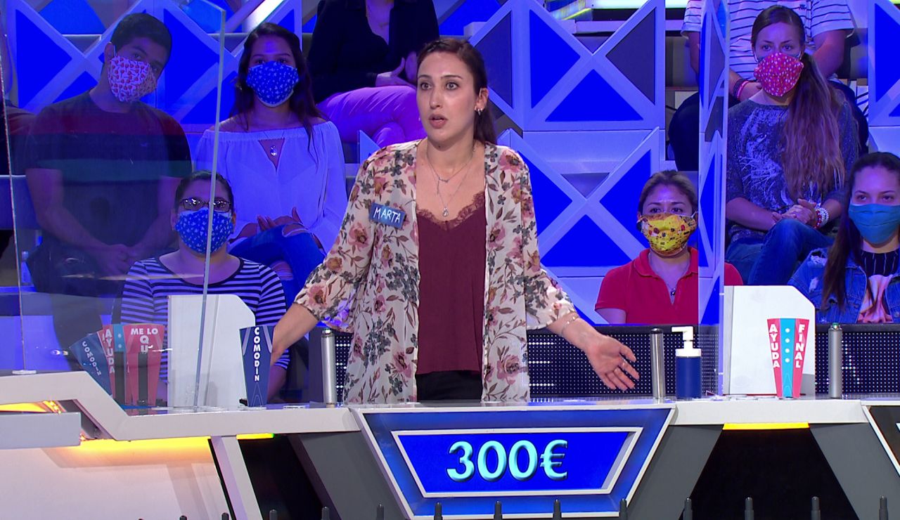 El "lapsus" que casi deja a Marta fuera de la gran final en 'La ruleta de la suerte' El "lapsus" que casi deja a Marta fuera de la gran final en 'La ruleta de la suerte'