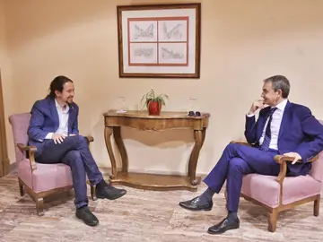 Iglesias y Zapatero Iglesias y Zapatero