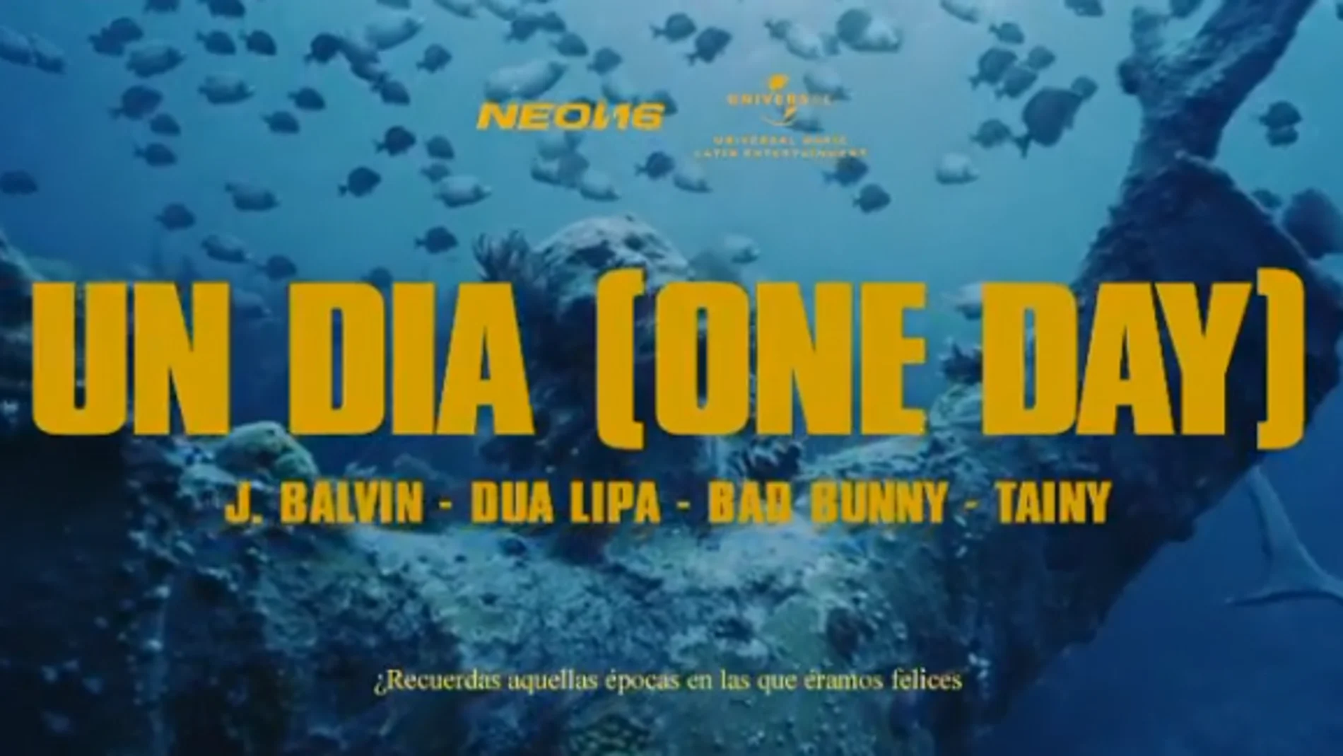Se estrena 'One day' de J Balvin, Bad Bunny, Dua Lipa y Tainy Se estrena 'One day' de J Balvin, Bad Bunny, Dua Lipa y Tainy