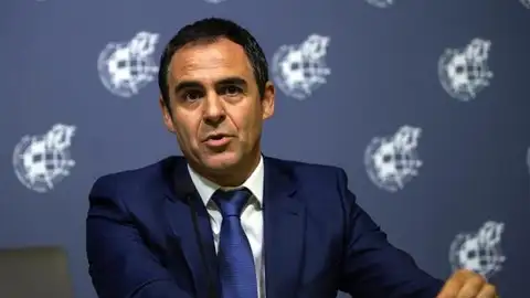 El presidente del Comité Técnico de Árbitros, Carlos Velasco Carballo El presidente del Comité Técnico de Árbitros, Carlos Velasco Carballo
