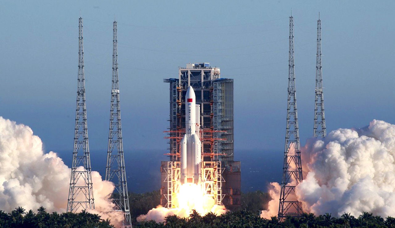 China lanza su primera mision a Marte
