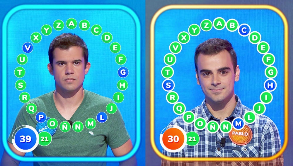 ‘Lelilí’, la difícil respuesta que logra la victoria en un duelo muy reñido entre Nacho y Pablo en ‘El Rosco’