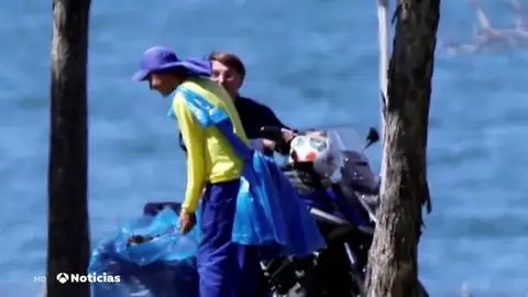Bolsonaro, positivo en coronavirus, pillado paseando en moto y sin mascarilla Bolsonaro, positivo en coronavirus, pillado paseando en moto y sin mascarilla