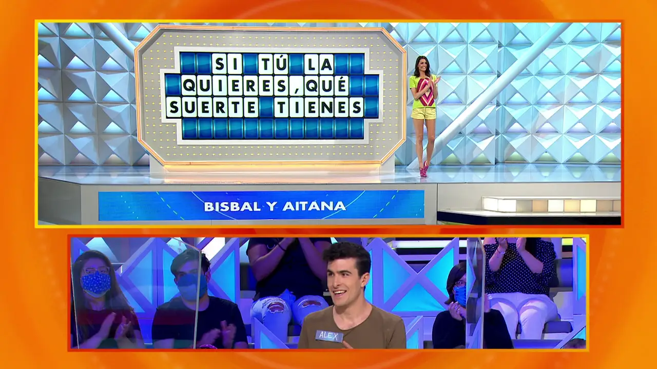 La canción del momento interpretada por Bisbal y Aitana suena en ‘La ruleta de la suerte’
