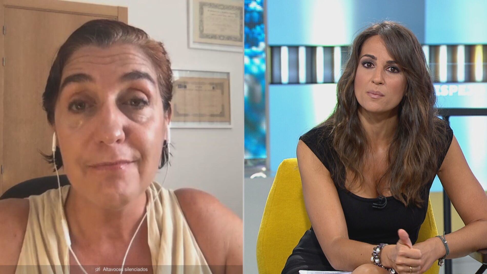 Mar&iacute;a Montoya en Espejo P&uacute;blico.