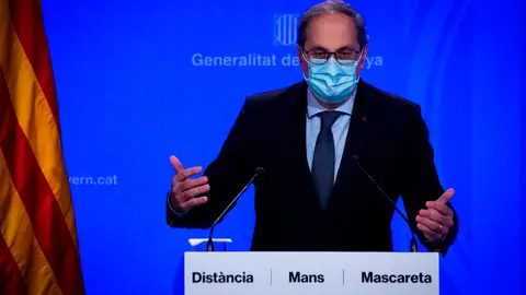 El presidente de la Generalitat, Quim Torra El presidente de la Generalitat, Quim Torra
