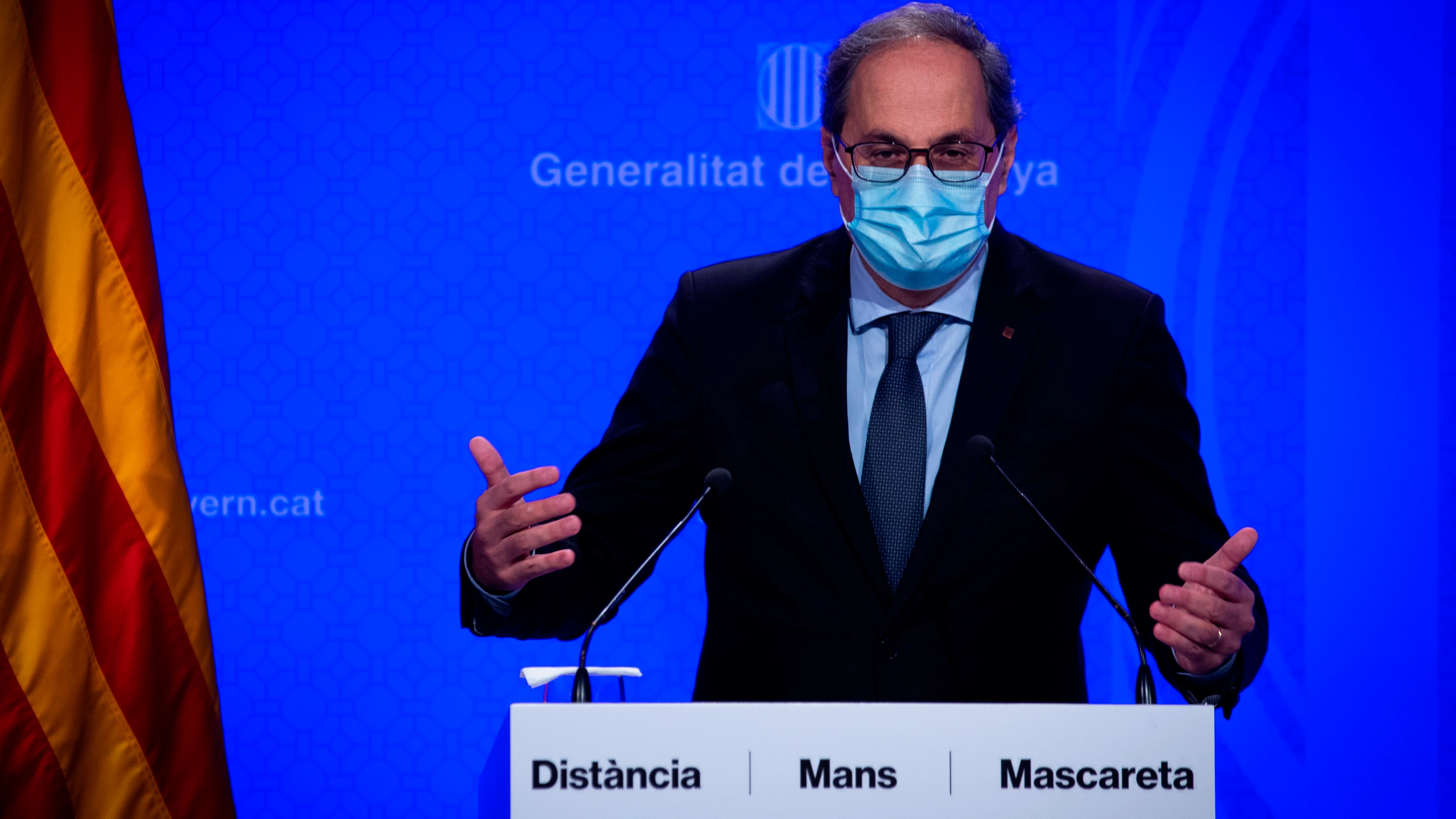 El presidente de la Generalitat, Quim Torra