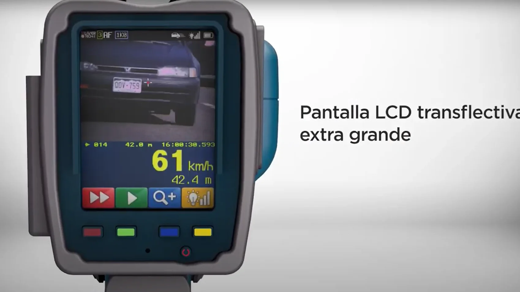 La DGT presenta el Trucam II, un nuevo radar capaz de multar a un kil&oacute;metro de distancia