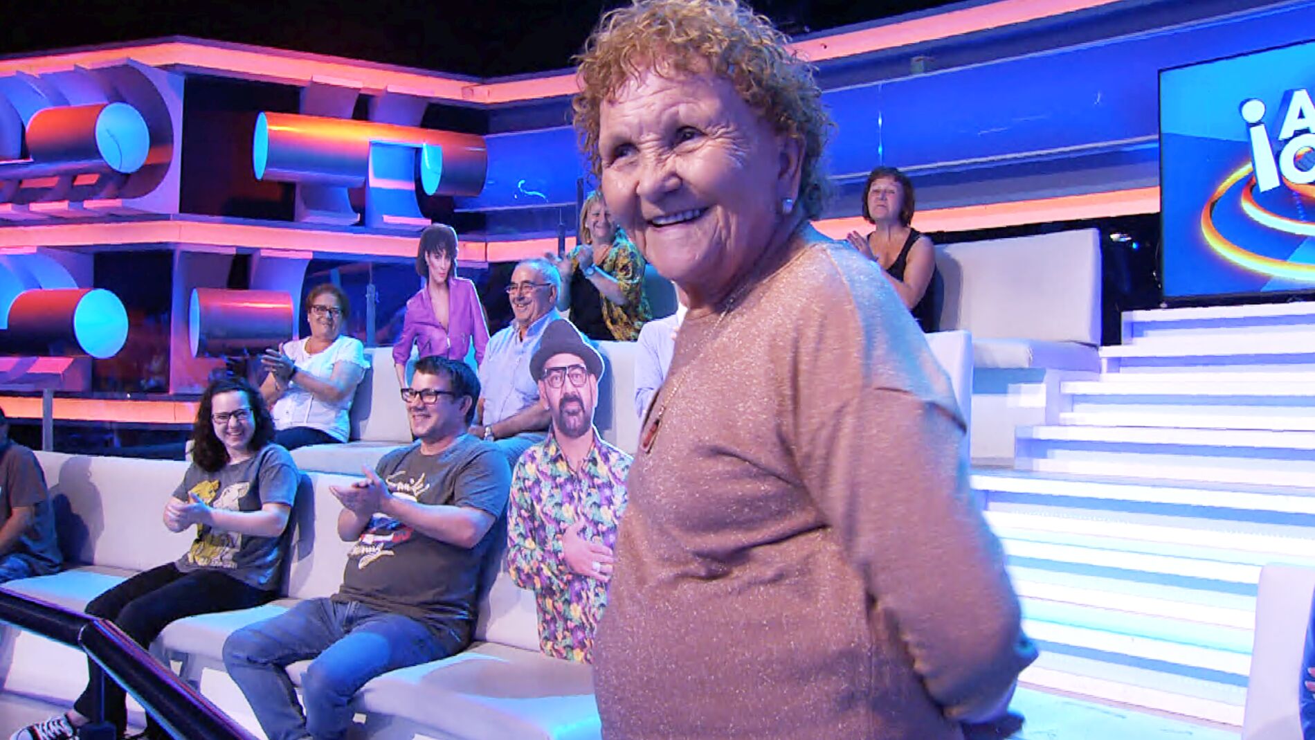 El incre&iacute;ble movimiento de Palmira a lo Rafaela Carr&aacute; en '&iexcl;Ahora caigo!'