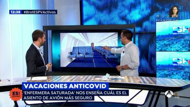Enfermera Saturada enseña cómo reducir el riesgo de contagio de coronavirus si viajas en avión