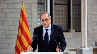 El presidente de la Generalitat, Quim Torra
