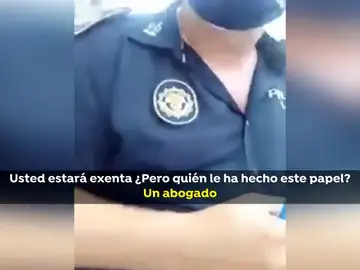 La paciencia de un policía ante una mujer que intenta evitar ser multada por no llevar mascarilla se hace viral La paciencia de un policía ante una mujer que intenta evitar ser multada por no llevar mascarilla se hace viral
