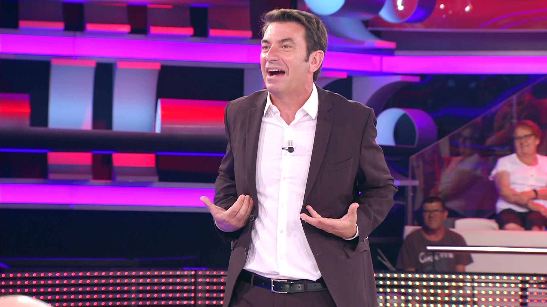 La original y divertida camiseta de un concursante como homenaje a Arturo Valls y a '&iexcl;Ahora caigo!'