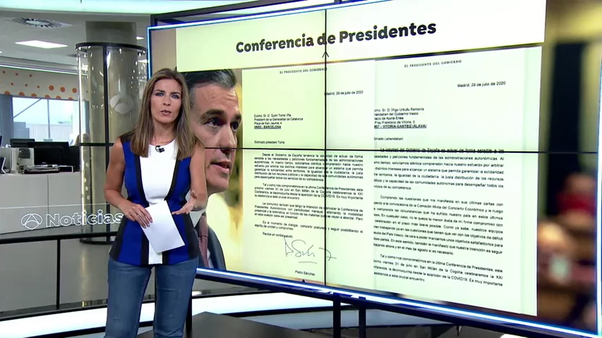 Pedro Sánchez pide a Íñigo Urkullu y a Quim Torra que acudan a la Conferencia de Presidentes Pedro Sánchez pide a Íñigo Urkullu y a Quim Torra que acudan a la Conferencia de Presidentes