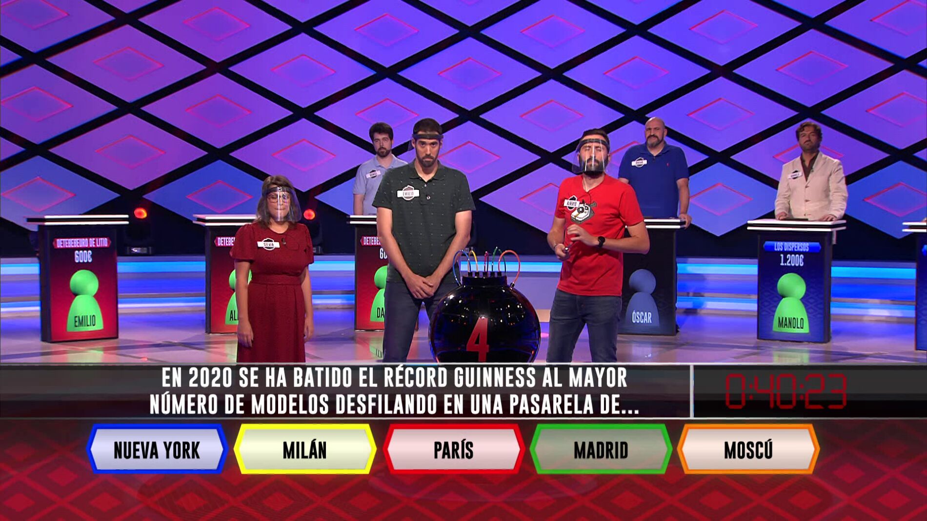 La pasarela m&aacute;s transitada, el lastre del equipo rojo en &lsquo;&iexcl;Boom!&rsquo;
