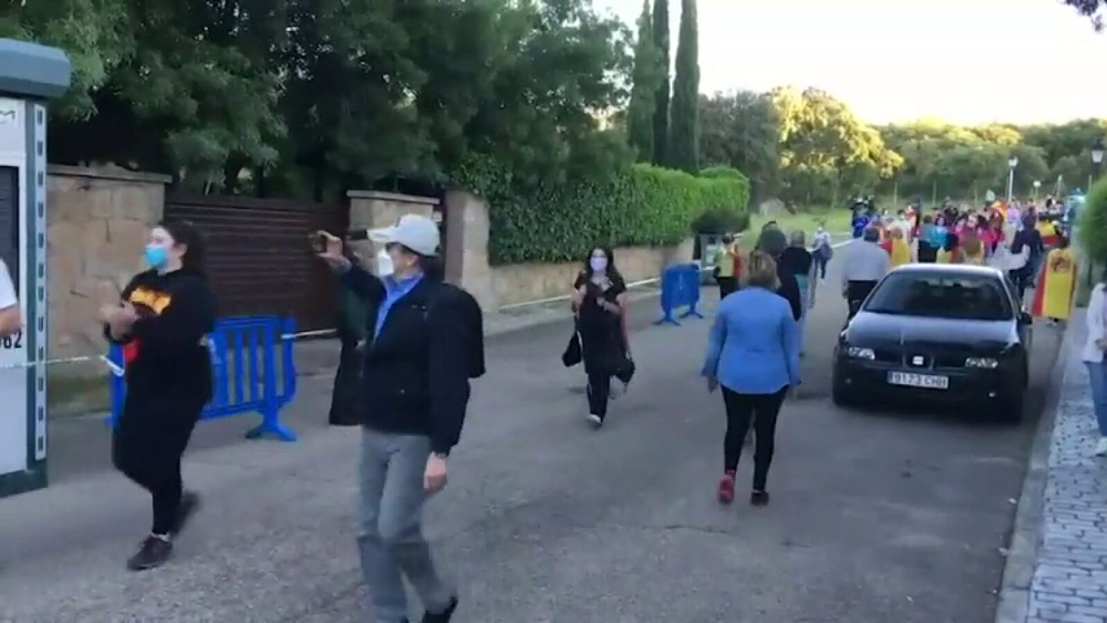 Pablo Iglesias denuncia en el juzgado los escraches ante su chalé de Galapagar