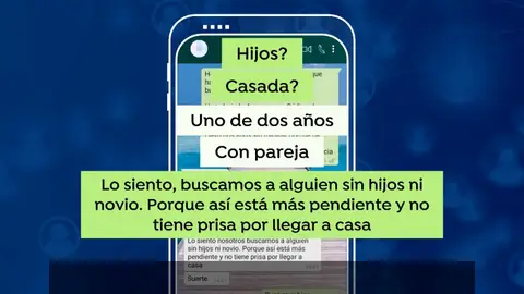 Polémica por la respuesta en Whatsapp a una oferta de empleo Quejas en Twitter