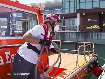 Dani Mallo, de portero del Deportivo de la Coruña a salvar vidas en el mar: "Siempre estamos preparados" Dani Mallo, de portero del Deportivo de la Coruña a salvar vidas en el mar: "Siempre estamos preparados"