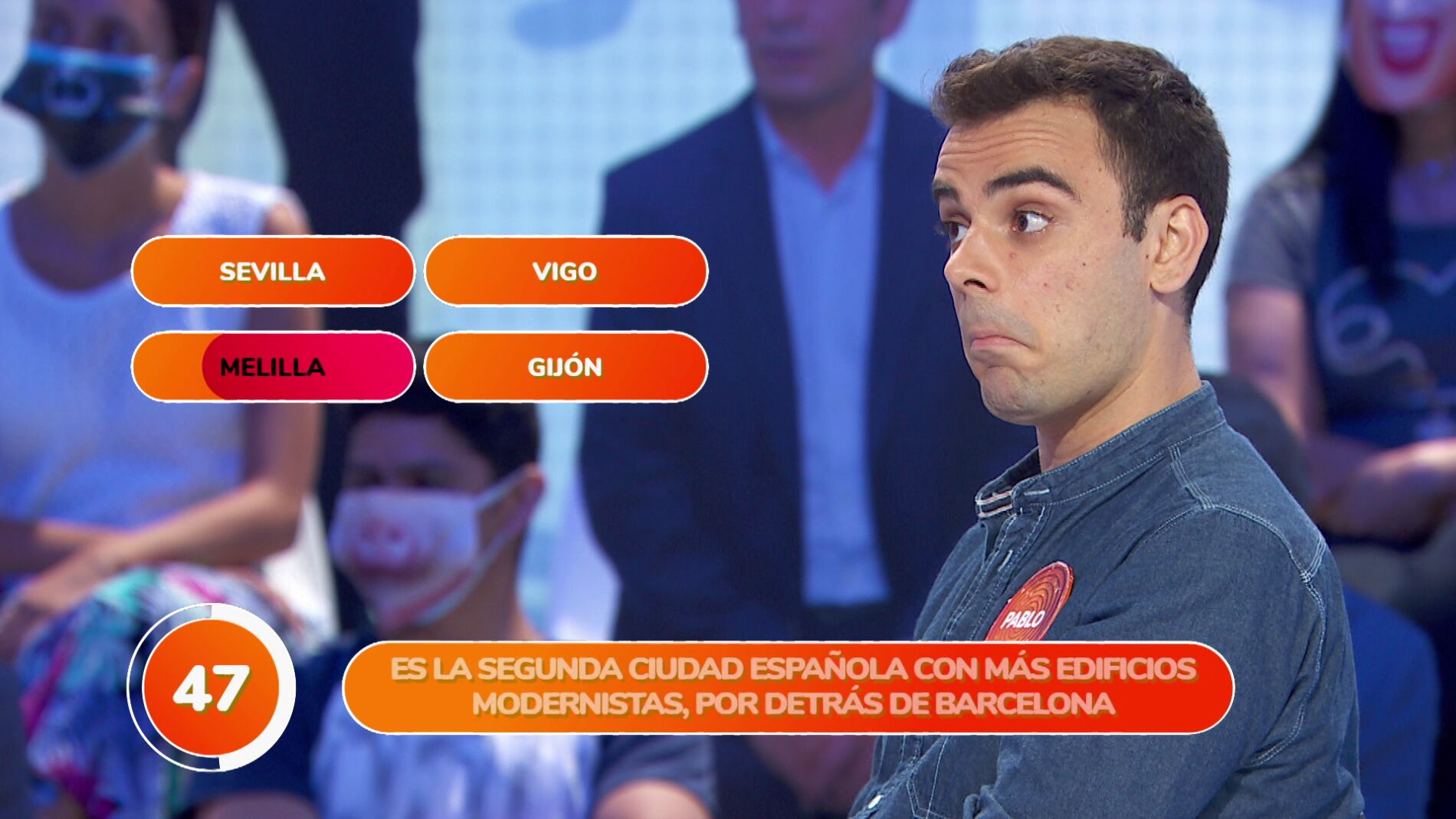 El equipo naranja se pierde entre las ciudades españolas y malgasta segundos en ‘Una de Cuatro’