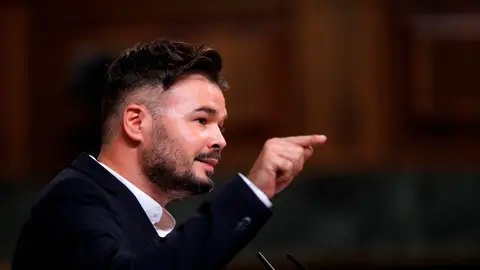 El portavoz de ERC, Gabriel Rufián El portavoz de ERC, Gabriel Rufián
