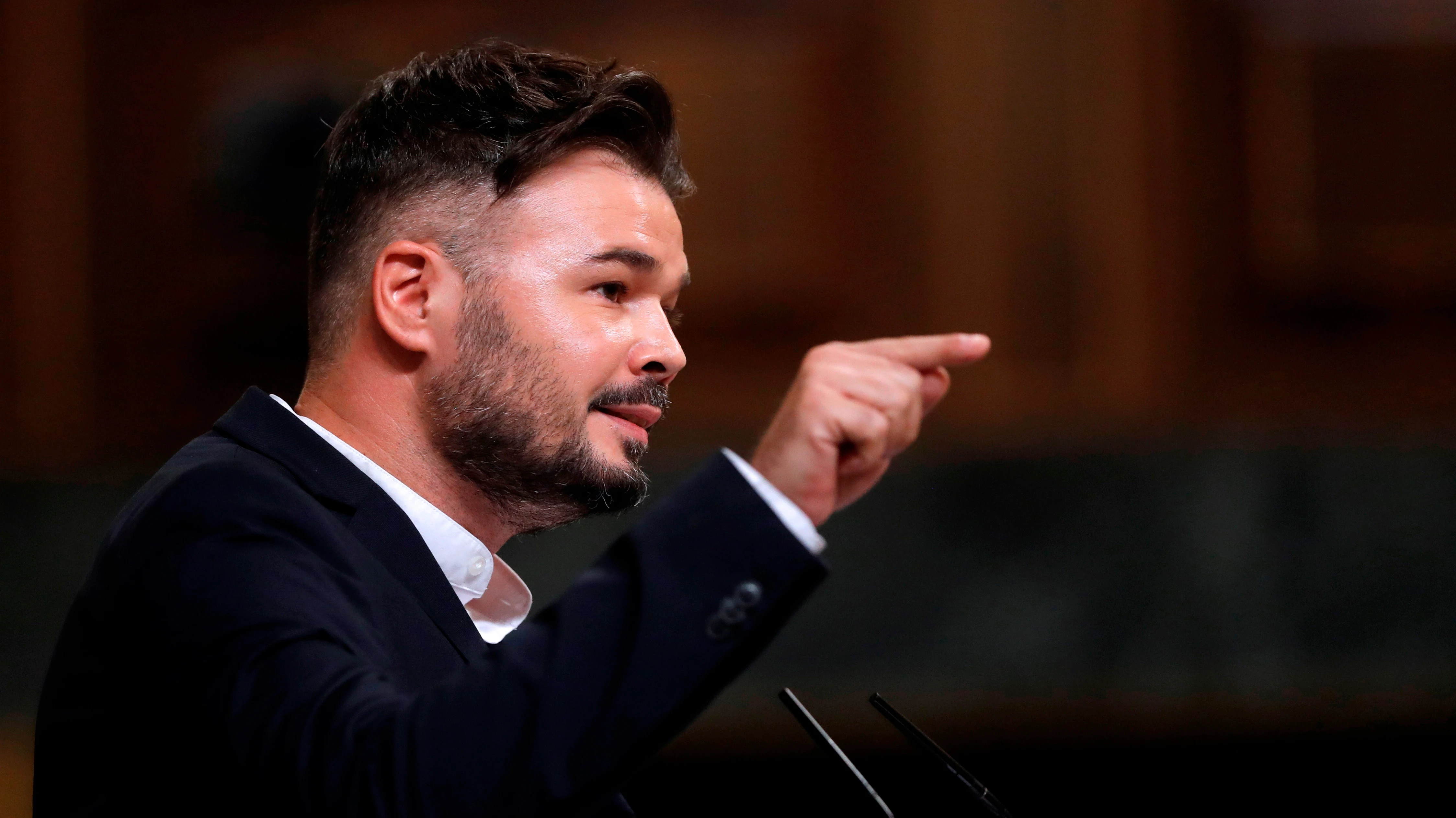 El portavoz de ERC, Gabriel Rufián El portavoz de ERC, Gabriel Rufián