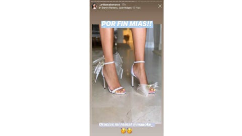 Las sandalias de Anita Matamoros 