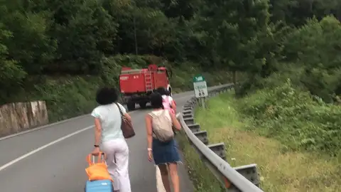 Huyen de un incendio Huyen de un incendio