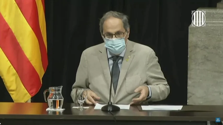 Quim Torra califica la Conferencia de Presidentes como "una fotografía sin sentido" Quim Torra califica la Conferencia de Presidentes como "una fotografía sin sentido"