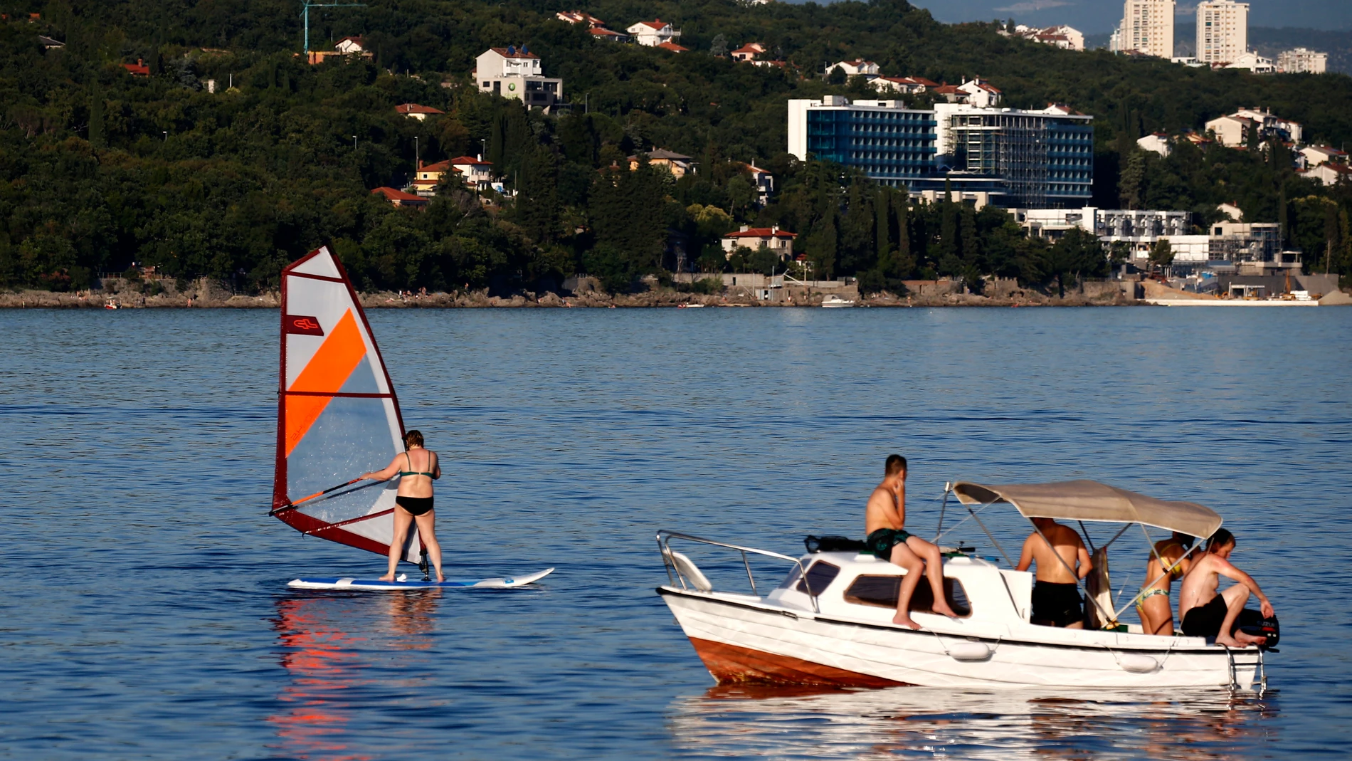 Turistas en Croacia Turistas en Croacia