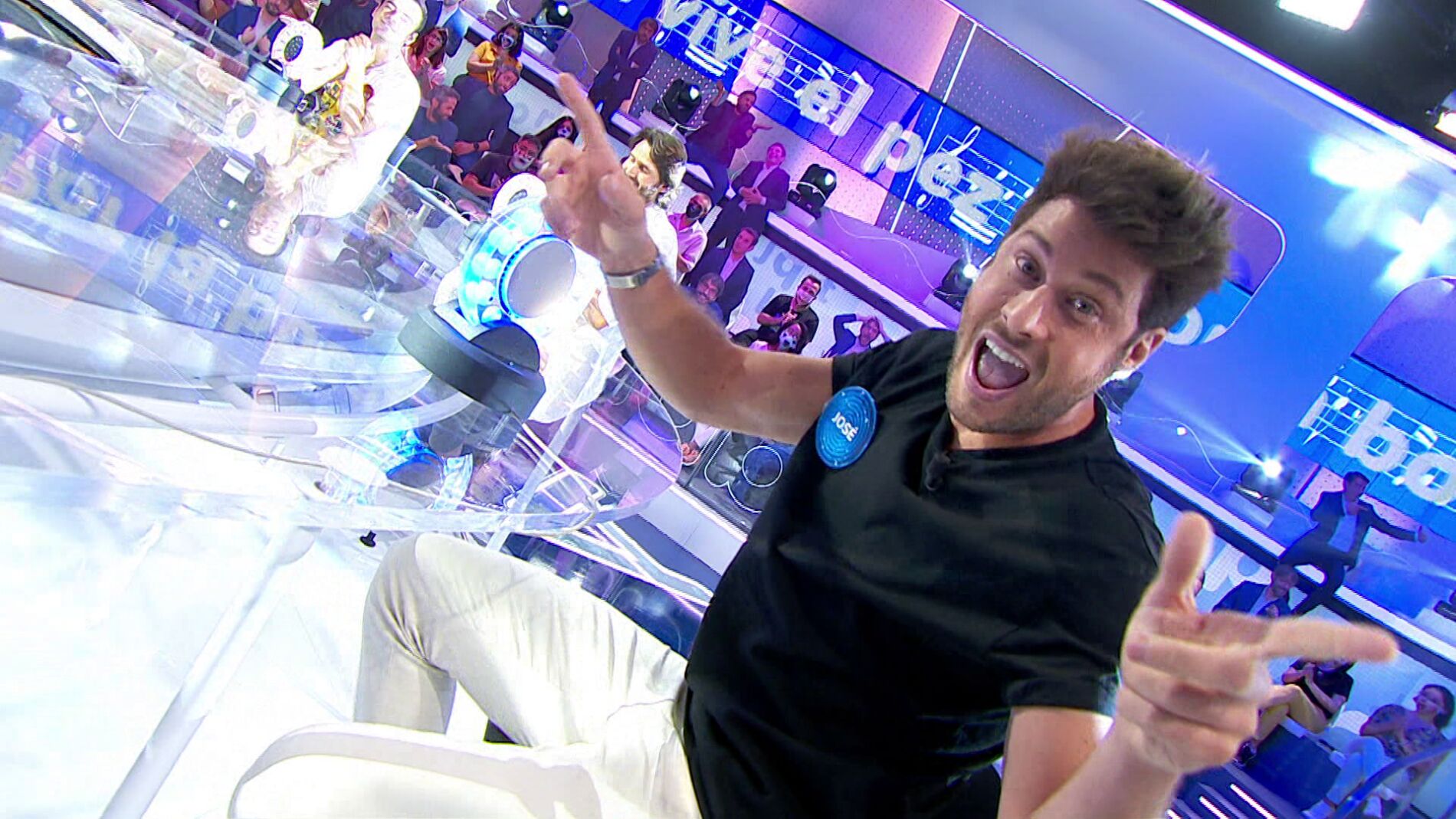 El plató de ‘Pasapalabra’ se llena de rock and roll con José Lamuño y Fito & Fitipaldis