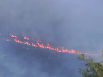 Más de mil hectáreas arrasadas en el incencio de Ourense Más de mil hectáreas arrasadas en el incencio de Ourense