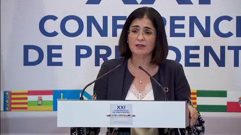 Carolina Darias, sobre la ausencia de Quim Torra: "Será él quien tenga que responder por qué lo ha hecho" Carolina Darias, sobre la ausencia de Quim Torra: "Será él quien tenga que responder por qué lo ha hecho"