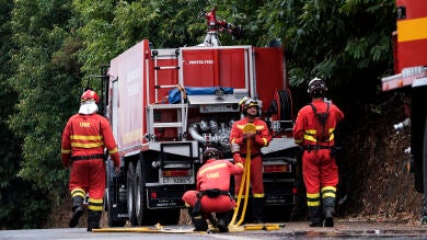 La UME se traslada a Férez (Albacete) para ayudar a extinguir un incendio forestal 