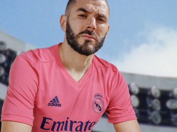El Real Madrid combina blanco y rosa en sus nuevas camisetas para la temporada 2020/21