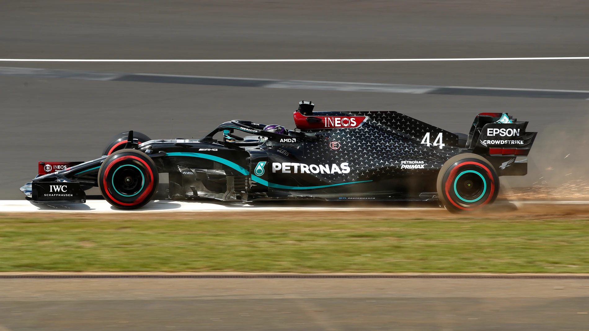 Lewis Hamilton, durante la clasificación del GP de Gran Bretaña Lewis Hamilton, durante la clasificación del GP de Gran Bretaña