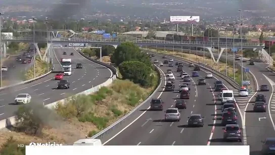 Imagen de archivo. Arranca la operación salida de agosto con menos tráfico de lo habitual