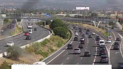 Imagen de archivo. Arranca la operación salida de agosto con menos tráfico de lo habitual
