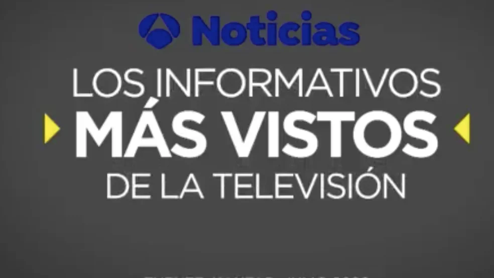 Antena 3 Noticias, los informativos líderes por séptimo mes consecutivo Antena 3 Noticias, los informativos líderes por séptimo mes consecutivo