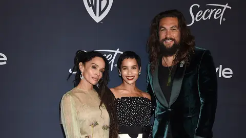 Jason Momoa, Lisa Bonet y Zöe Kravitz Jason Momoa, Lisa Bonet y Zöe Kravitz