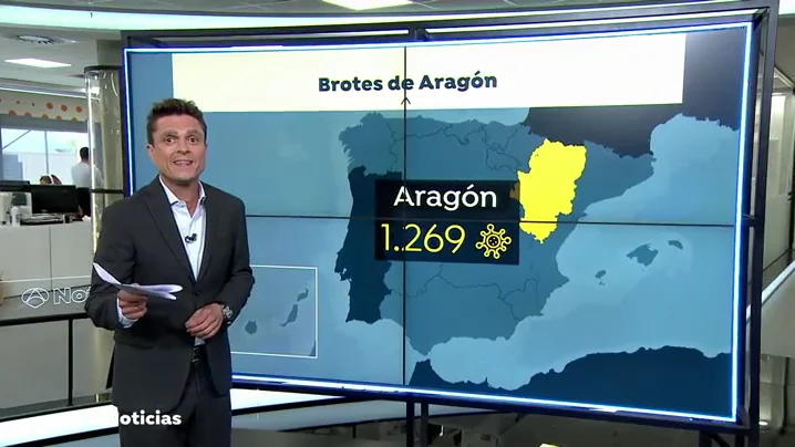 Alarma por la expansi&oacute;n del coronavirus en Arag&oacute;n con 1269 contagios en un solo d&iacute;a