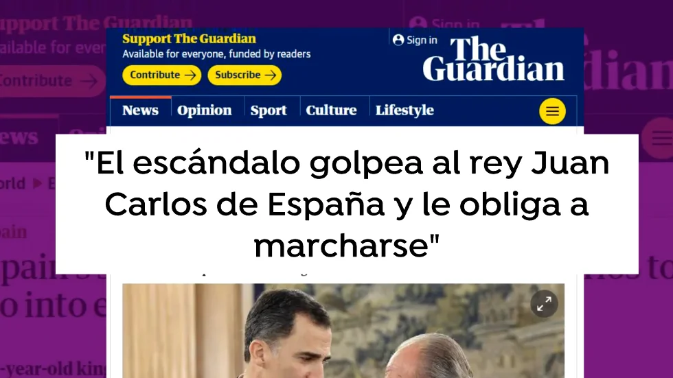 Prensa Internacional sobre la marcha del Rey Juan Carlos Prensa Internacional sobre la marcha del Rey Juan Carlos
