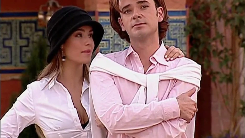 Sebastián Boscán y Ana Lucía Domínguez como Leandro y Ruth en 'Pasión de Gavilanes'