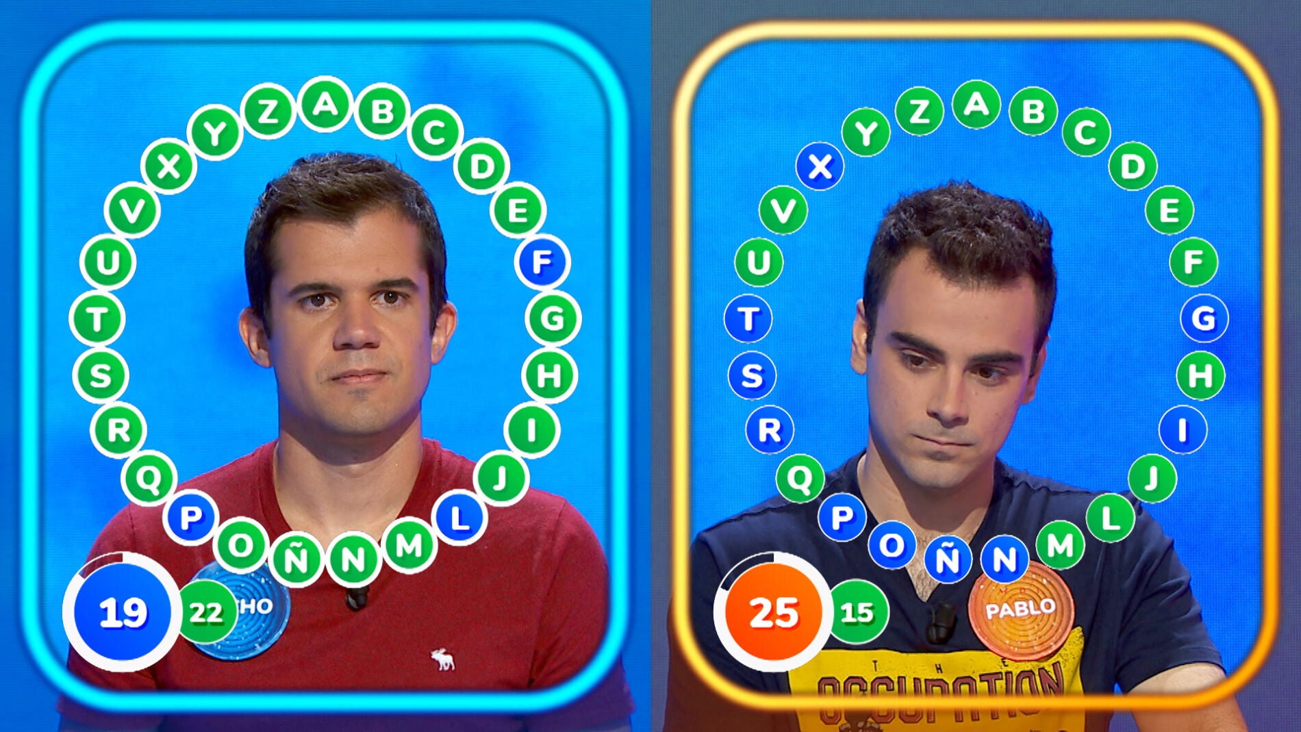 ¡Recupera el liderato! Dos palabras separan a Nacho del bote de 436.000 euros en el rosco más complicado para Pablo