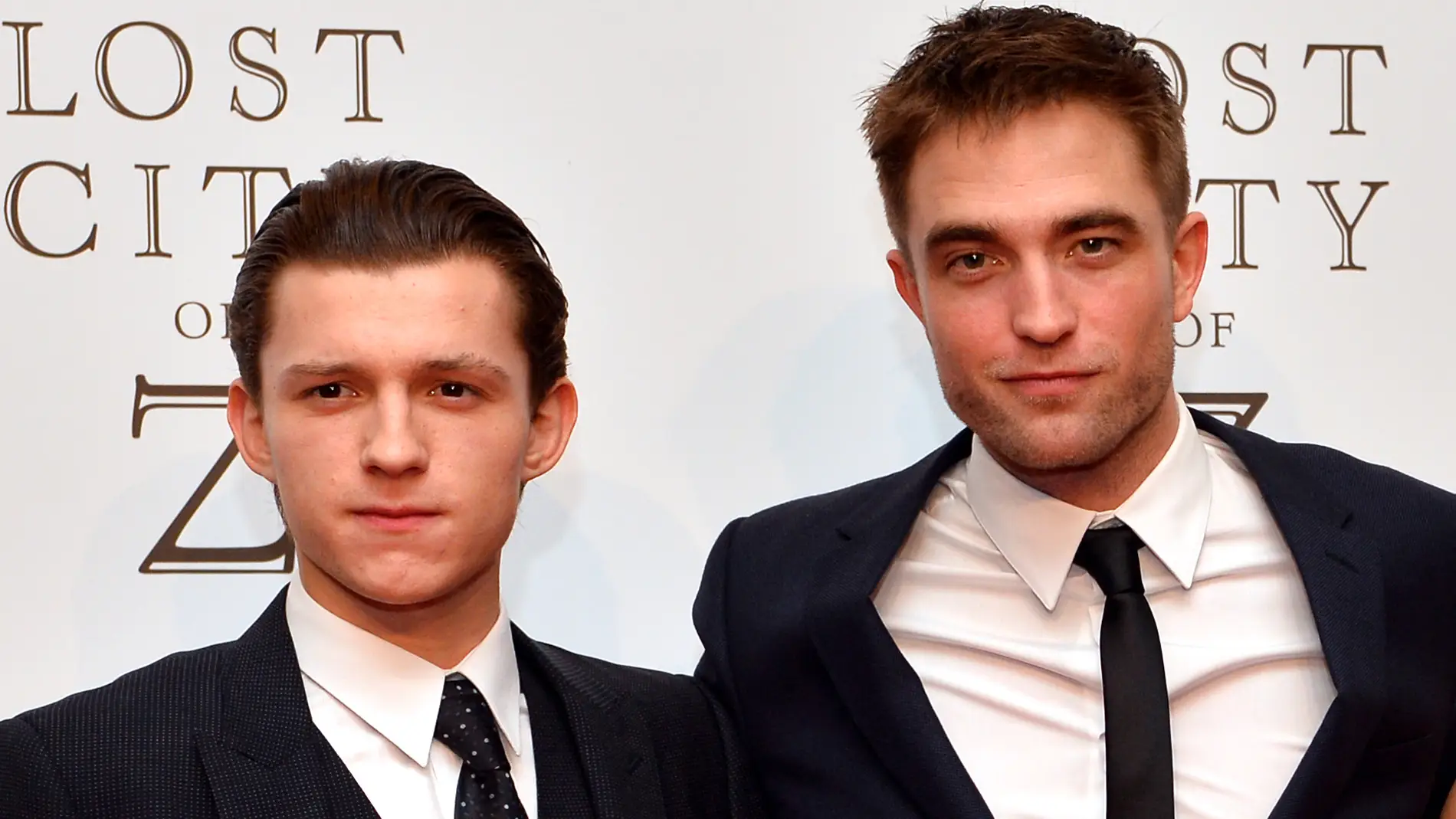 Tom Holland y Robert Pattinson