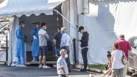 Pruebas PCR a clientes de discoteca en Bilbao Coronavirus