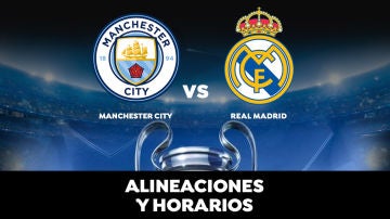 Manchester City - Real Madrid: Alineación del Real Madrid y dónde ver el partido de hoy de Champions League en directo